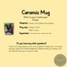 11 oz ceramic mug with custom sublimated design, adding a personalized name or saying to the design. Custom orders accepted